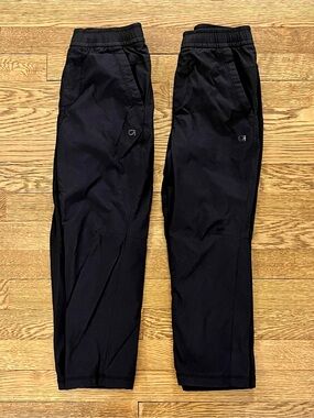 Lot of 2 Gap Kids Black Fleece Lined Ski/Snow Pants - Boys Size 6/7 Small- EUC